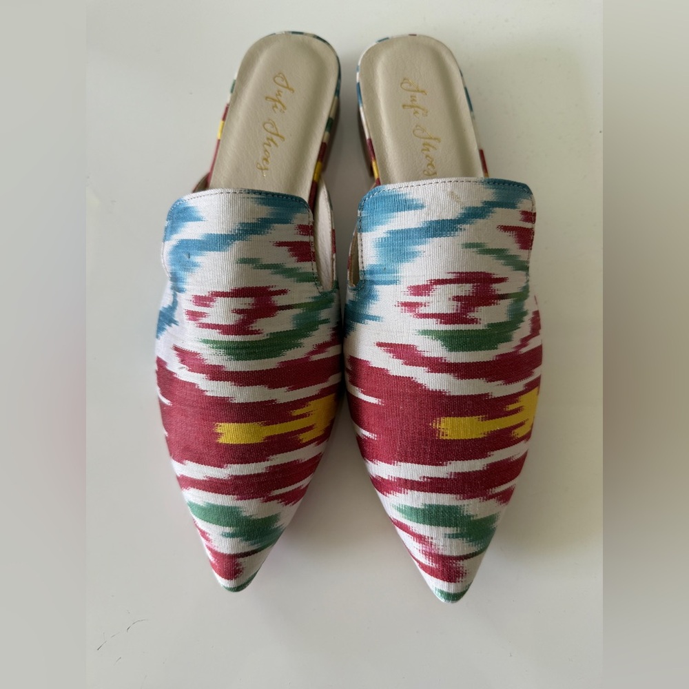 SUFI Shoes Ikat Mules Slippers Shoes 40/9.5-10